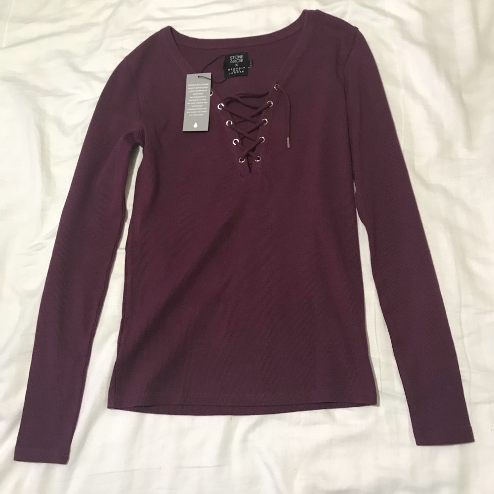 Brand new long sleeve top